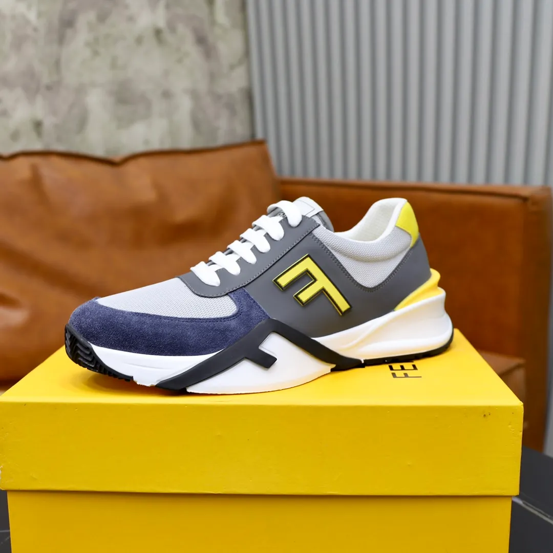 Men's men's shoes 290🔥Brand: FENDI Size: 38-44 (45, 46 customized) Grade: Original quality High version Material: Imported cowhide ➕ High-quality and comfortable lining Original lightweight non-slip outsole Style category: Travel Fashion casual shoes Versatile trend